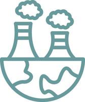 Air Pollution Vector Icon Design