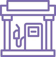 Petrol Station Vector Icon Design