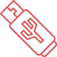 Usb Drive Vector Icon Design