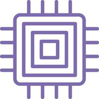 Microprocessor Vector Icon Design