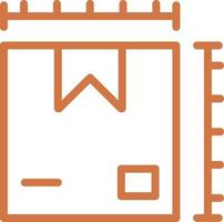 Parcel Size Vector Icon Design