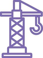 Crane Machine Vector Icon Design