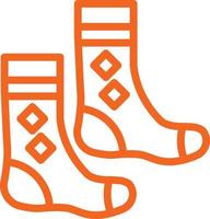 Socks Vector Icon Design