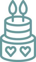 Cake Vector Icon Design