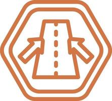 Keep In Lane Vector Icon Design