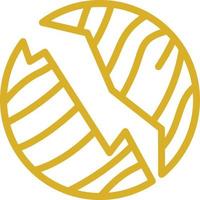 Planet Destoryed Vector Icon Design