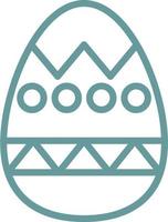 Easter Egg Vector Icon Design