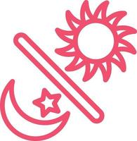 Day and Night Vector Icon Design