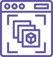 Depth Perception Vector Icon Design