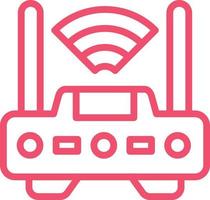 Wifi Router Vector Icon Design