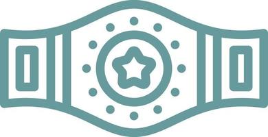Champion Belt Vector Icon Design