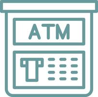 Atm Machine Vector Icon Design