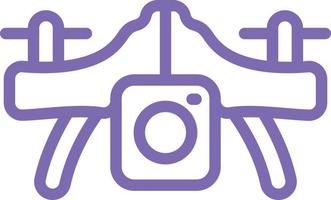Camera Drone Vector Icon Design