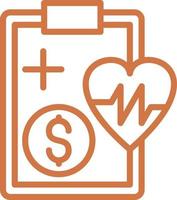 Health Insurance Vector Icon Design