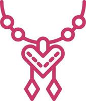 Wedding Locket Vector Icon Design
