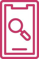 Mobile Research Vector Icon Design