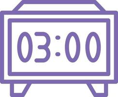 Digital Clock Vector Icon Design