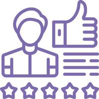 Customer Reviews Vector Icon Design