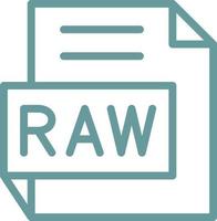 RAW Vector Icon Design