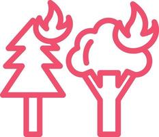 Wildfire Vector Icon Design