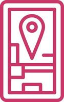 Mobile GPS Vector Icon Design