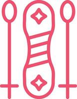Snowboard Vector Icon Design