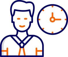 Work Time Vector Icon