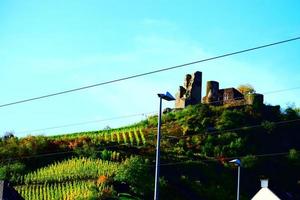 Castle Ruin Coraidelstein in Autumn photo