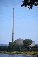 Nuclear Power Plant at the Water photo