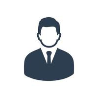 Businessman, Employee Icon. Editable Vector EPS Symbol Illustration.