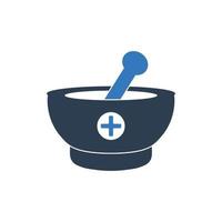 Mortar and Pestle Icon. Editable Vector EPS Symbol Illustration.