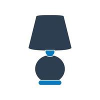 Table Lamp Icon. Editable Vector EPS Symbol Illustration.