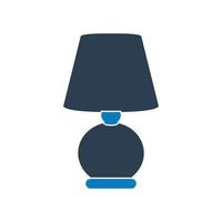 Table Lamp Icon. Editable Vector EPS Symbol Illustration.