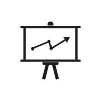 Business Presentation Icon. Editable Vector EPS Symbol Illustration.