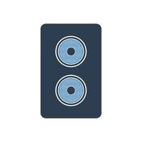 Speaker, Sound box Icon. Editable Vector EPS Symbol Illustration.