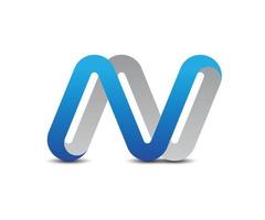 N logo design vector template