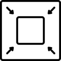 line icon for reduce vector