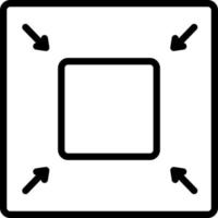 line icon for reduce vector