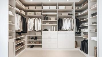 Organized Chaos, Inside a Modern Closet. photo