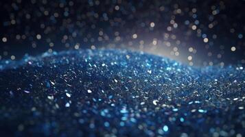 Sparkling Luxury, Glitter, Bokeh Sparkles, and Particles. photo