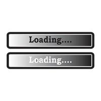 Loading or buffering icon symbol,logo illustration design template. vector