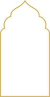 Islamic Arch Frame Illustration vector