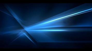 Abstract futuristic background with glowing blue light effect. High speed. Hi-tech. Abstract technology background concept photo