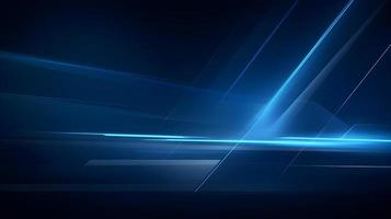 Abstract futuristic background with glowing blue light effect. High speed. Hi-tech. Abstract technology background concept photo