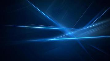 Abstract futuristic background with glowing blue light effect. High speed. Hi-tech. Abstract technology background concept photo