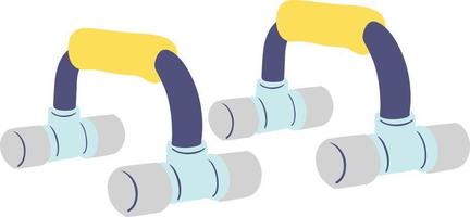 Push Up Bar Illustration vector