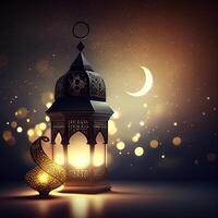 Beautiful Eid mubarak arabic islamic background and banner Design. photo