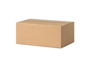 Cardboard box for delivery, parcels. Isolated on white background photo