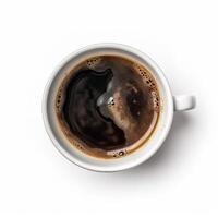 Espresso coffee cup isolated. Illustration photo