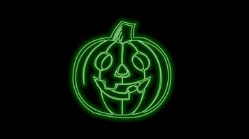 glücklich Halloween Dekoration Hintergrund video